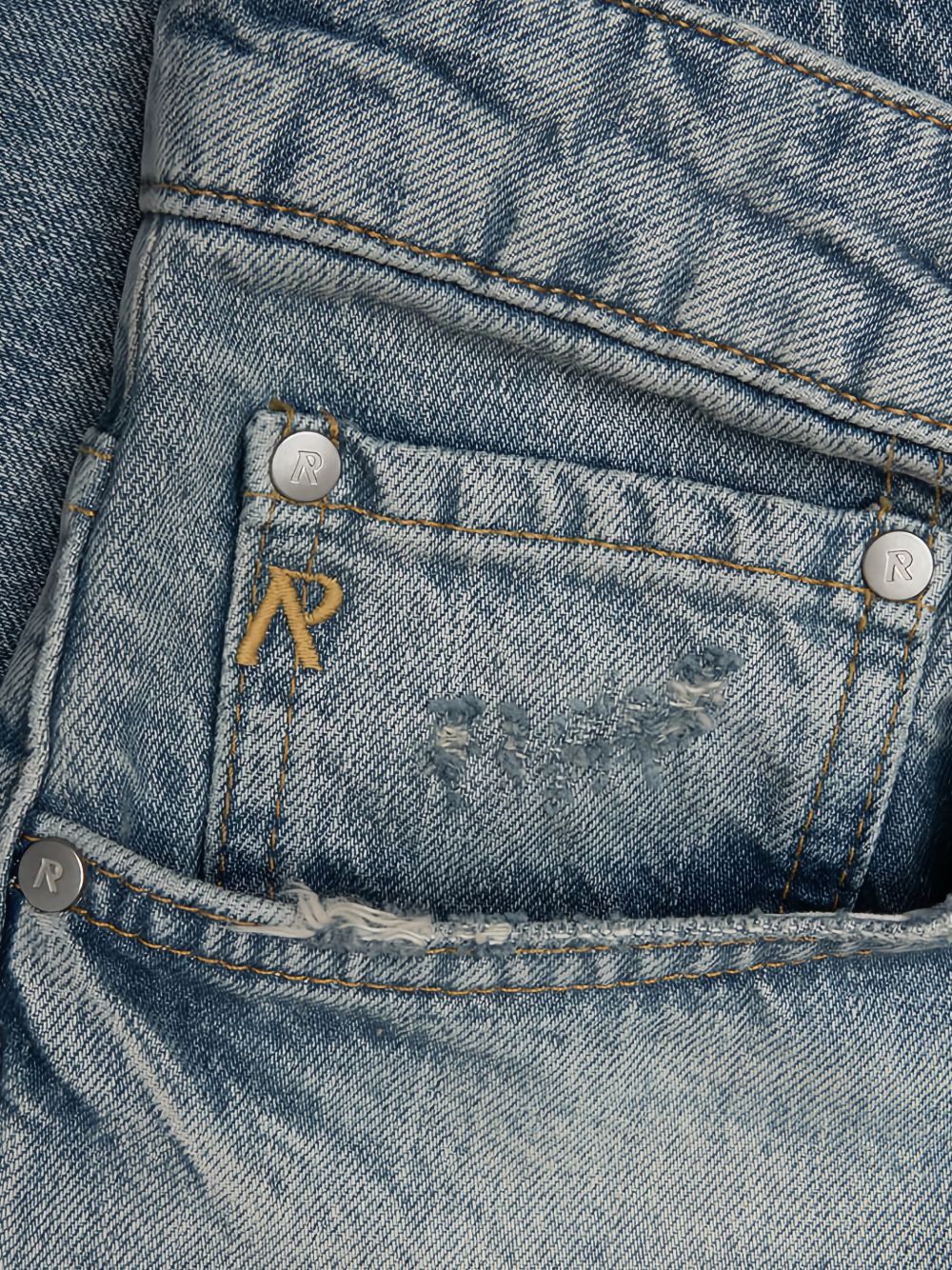 Jeans Heaton in denim blu 