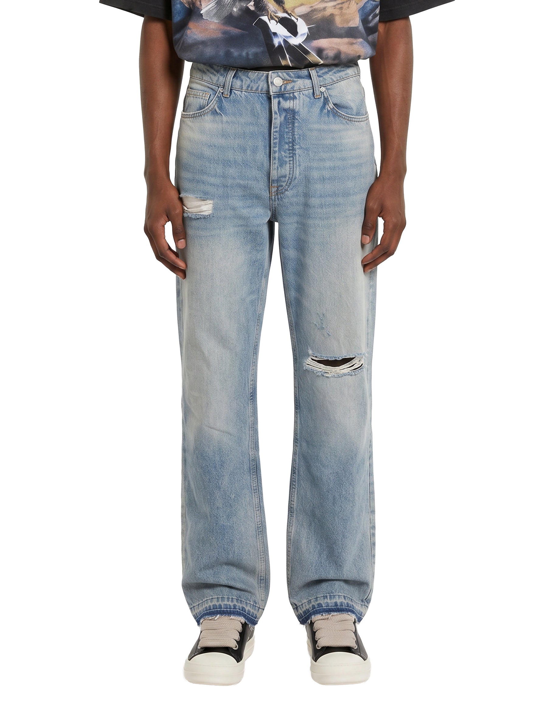 Jeans Heaton in denim blu 