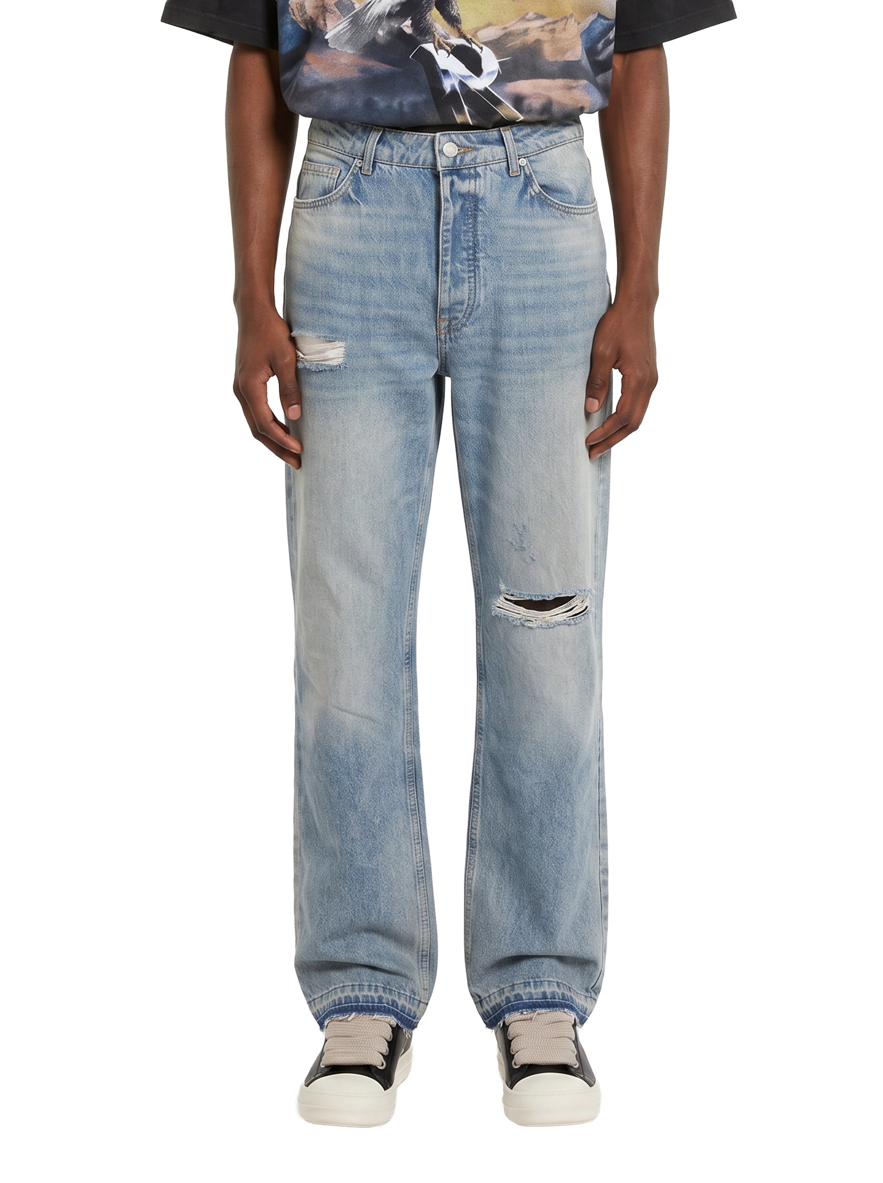 Jeans Heaton in denim blu 