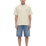 T-shirt a maniche corte con stampa Resent in bianco 