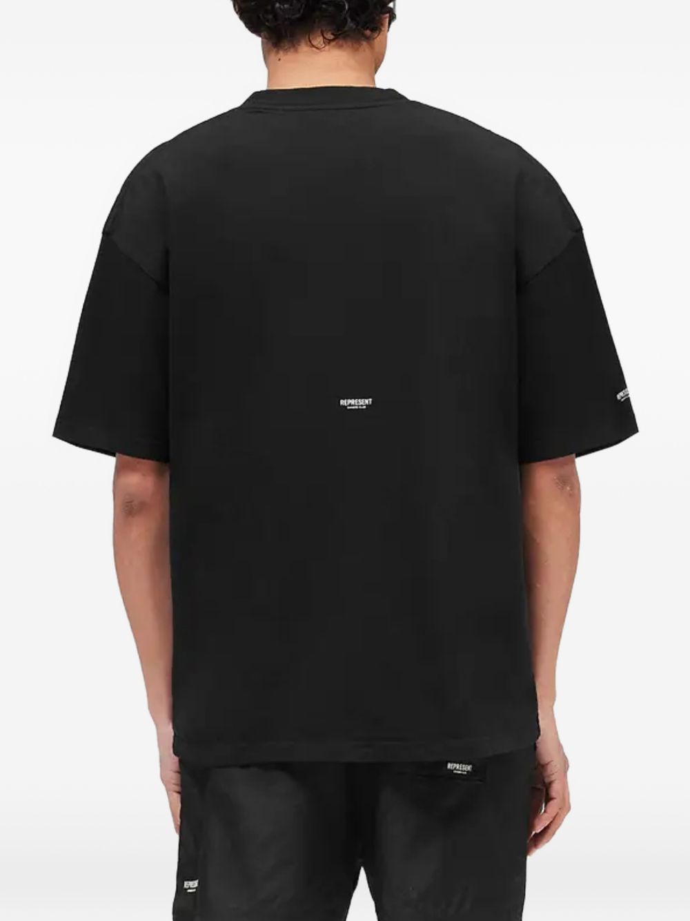 T-shirt Micro Owners Club in nero 