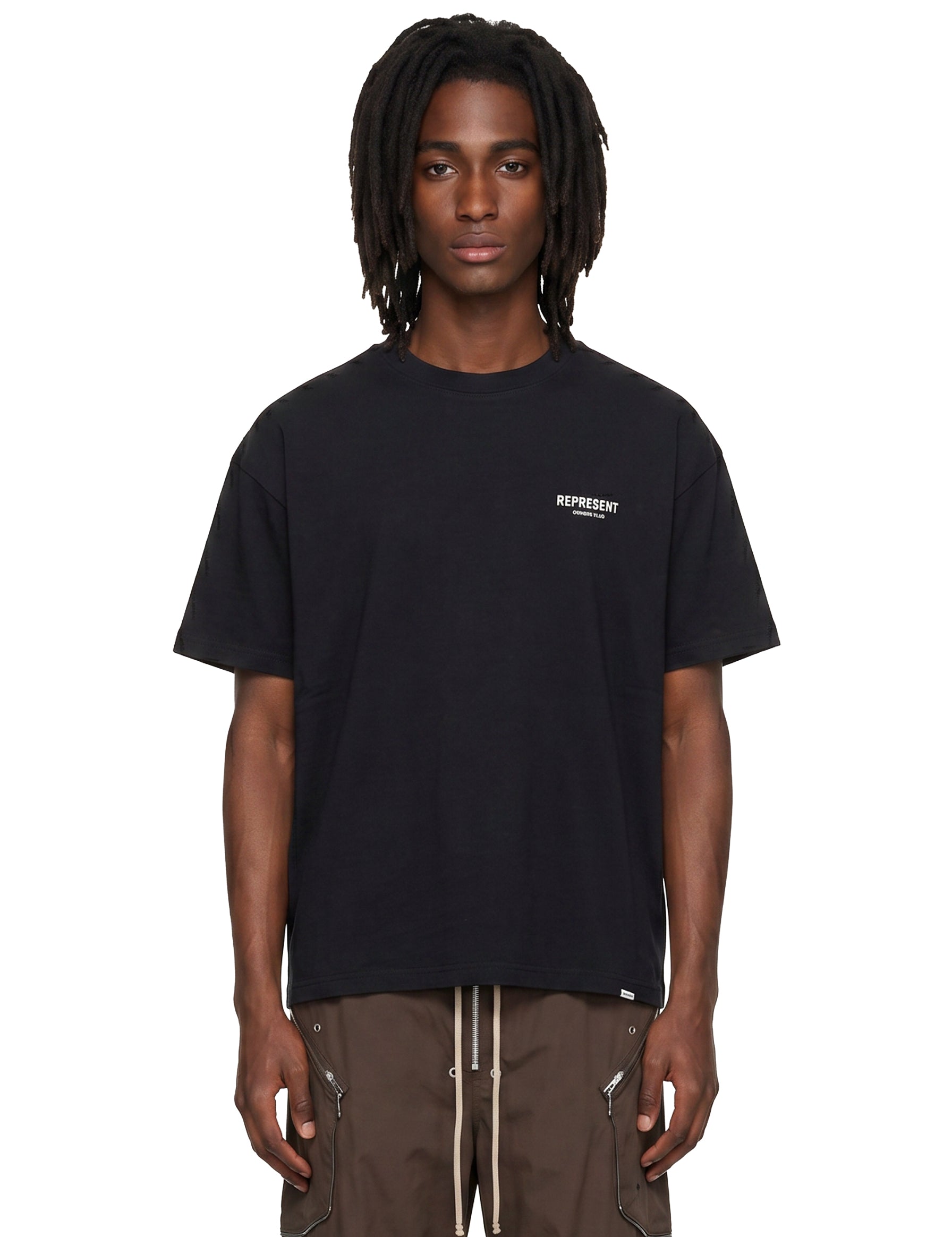 T-shirt Micro Owners Club in nero 