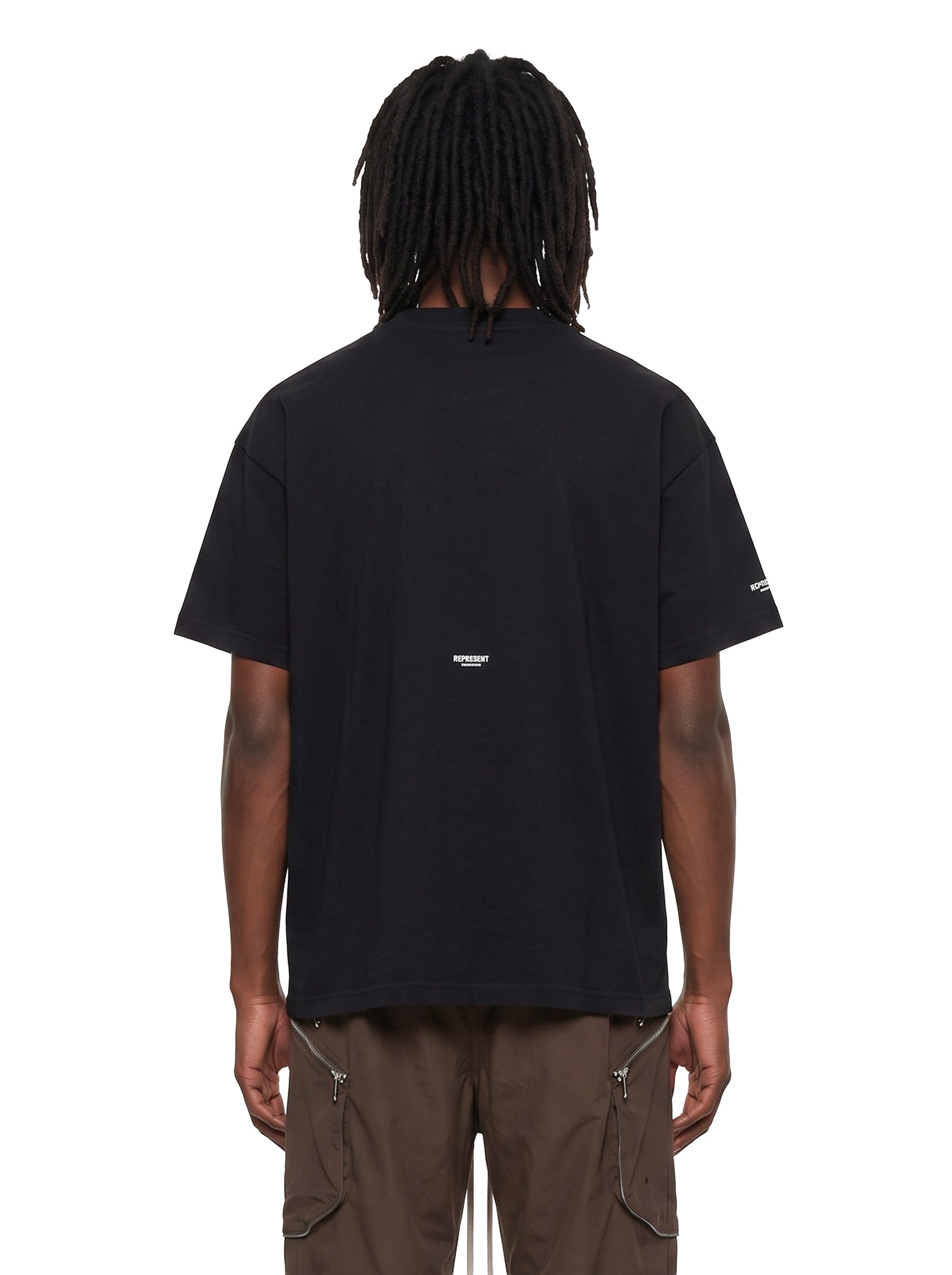 T-shirt Micro Owners Club in nero 