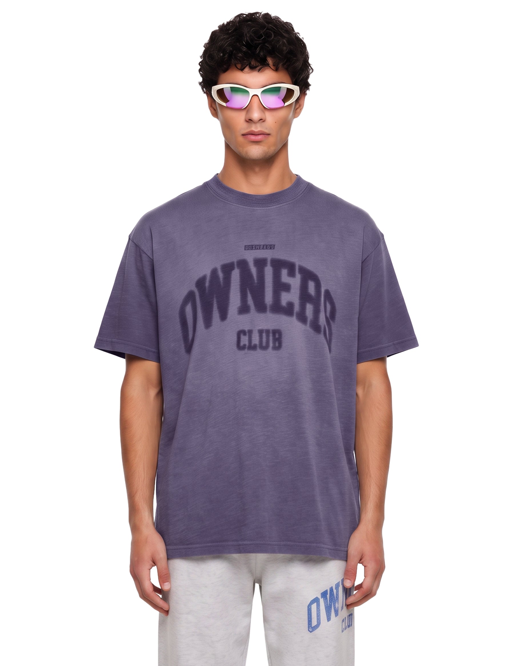 T-shirt Owners Club in viola 