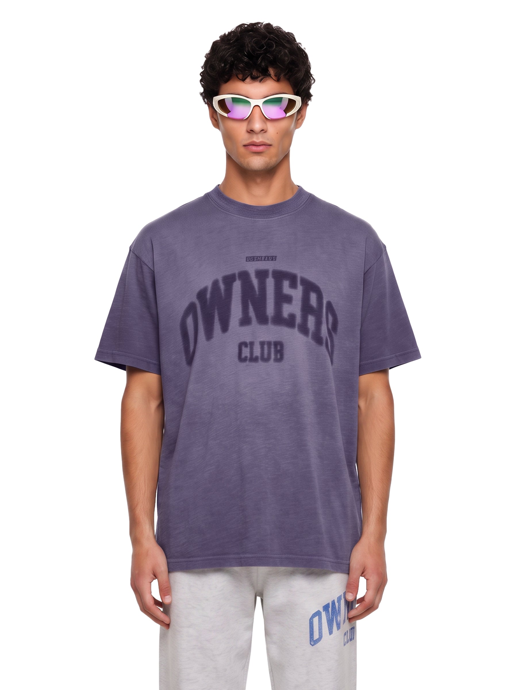 T-shirt Owners Club in viola 