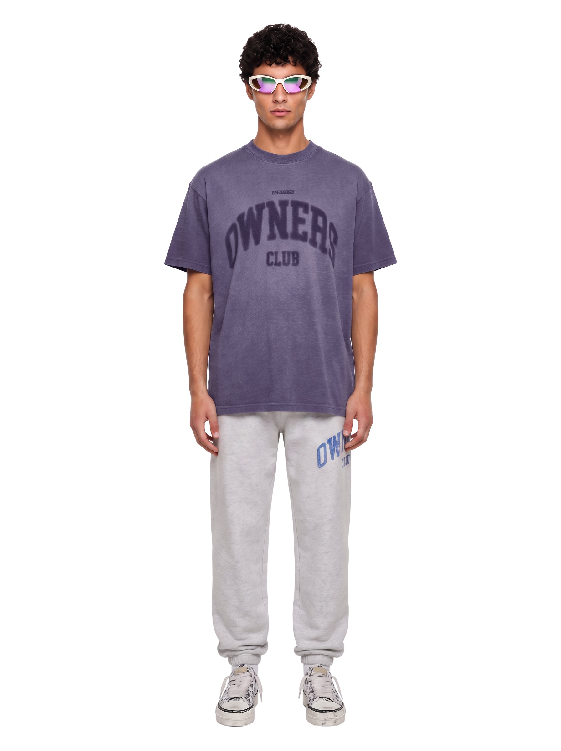 T-shirt Owners Club in viola 