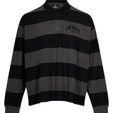 Polo da rugby a maniche lunghe multicolore 