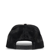 Cappello da baseball con logo in nero e giallo 