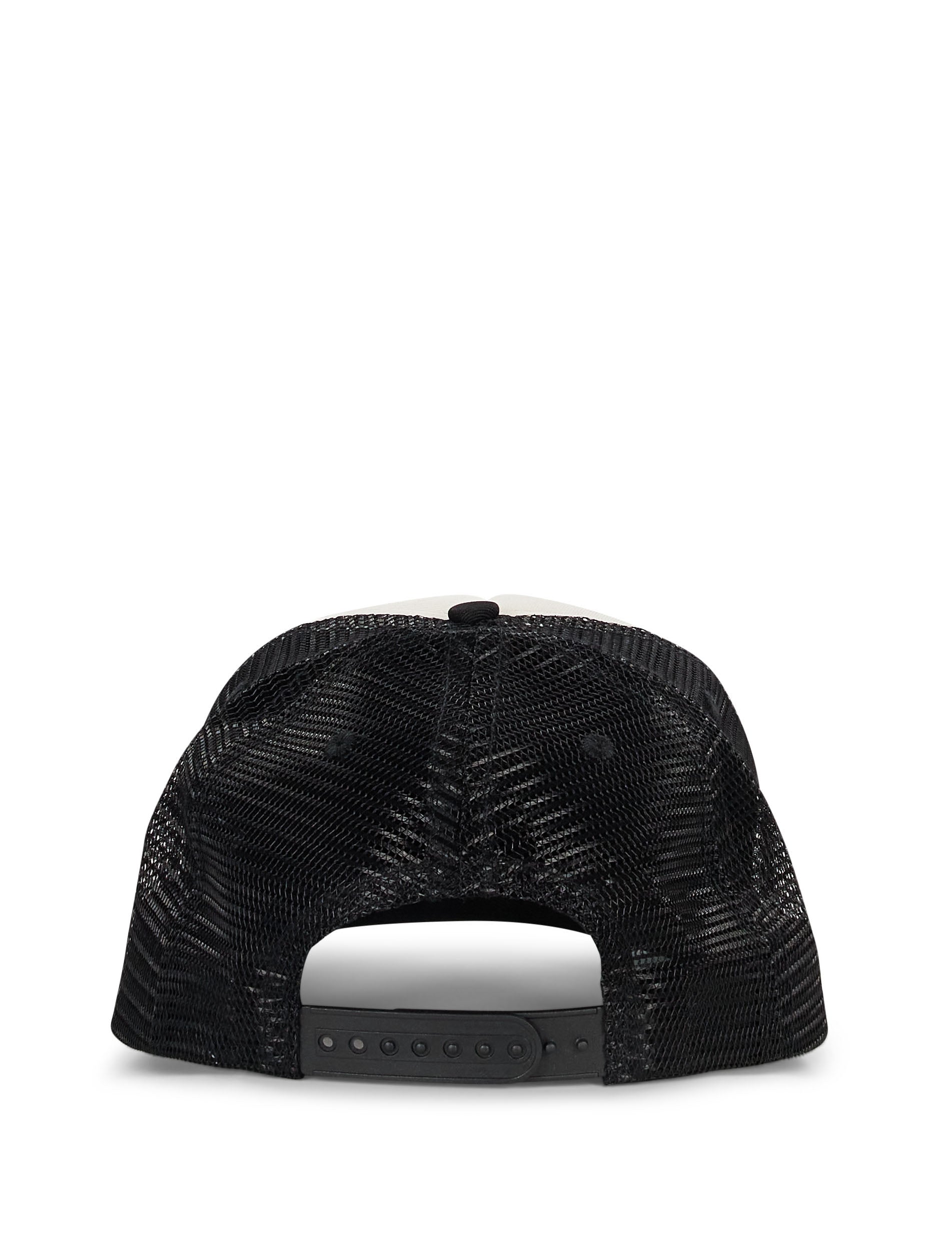 Cappello da baseball con logo in nero e giallo 