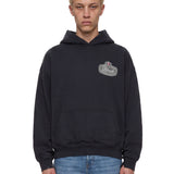 Felpa con cappuccio Desert Crest in nero 