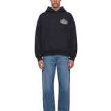 Felpa con cappuccio Desert Crest in nero 