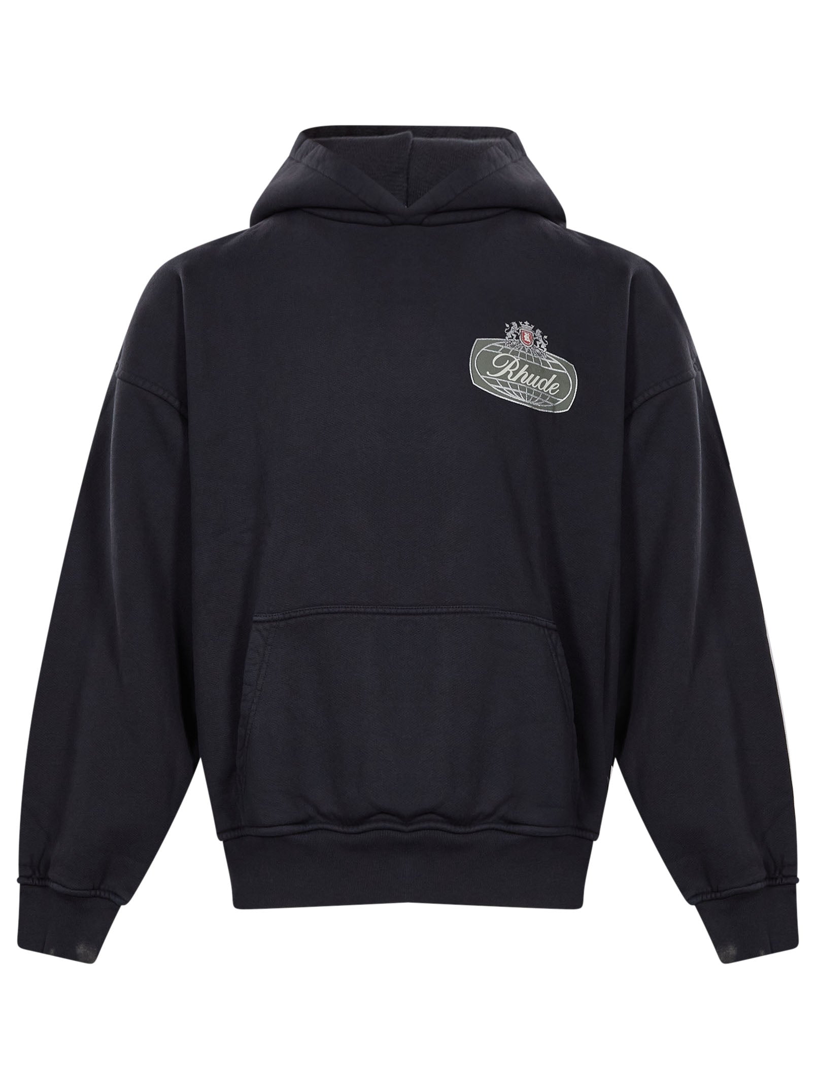Felpa con cappuccio Desert Crest in nero 