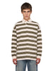 Polo righe maniche lunghe