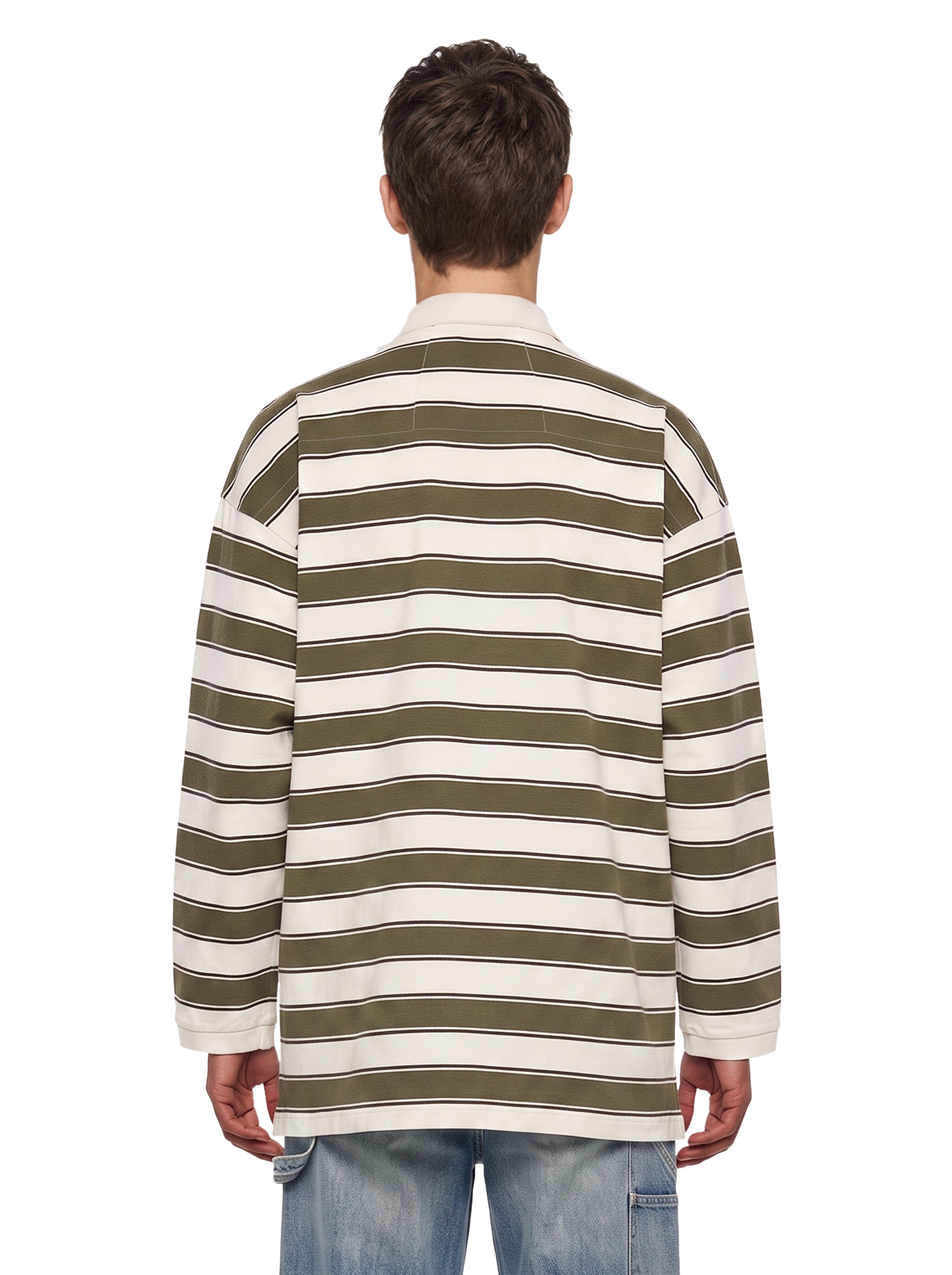 Polo righe maniche lunghe 