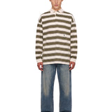 Polo righe maniche lunghe 