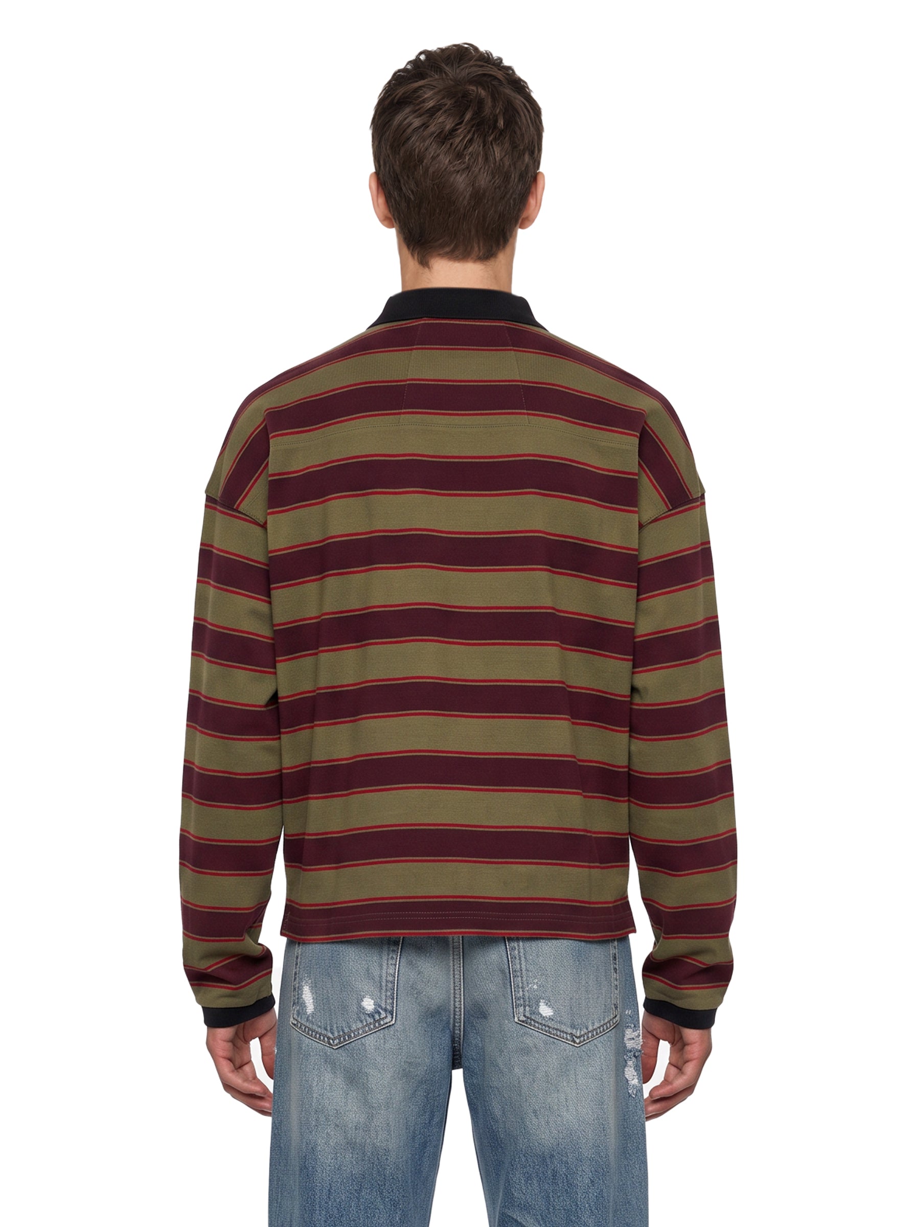 Polo Fontaine a righe multicolor 