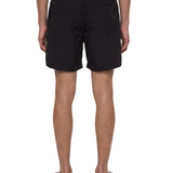 Shorts sportivi con logo in nero 
