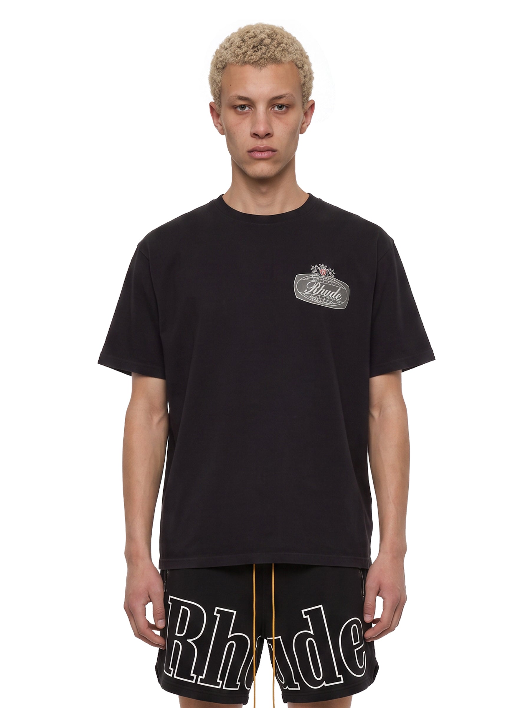 T-shirt con stampa Desert Crest in nero 