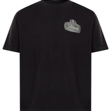 T-shirt con stampa Desert Crest in nero 