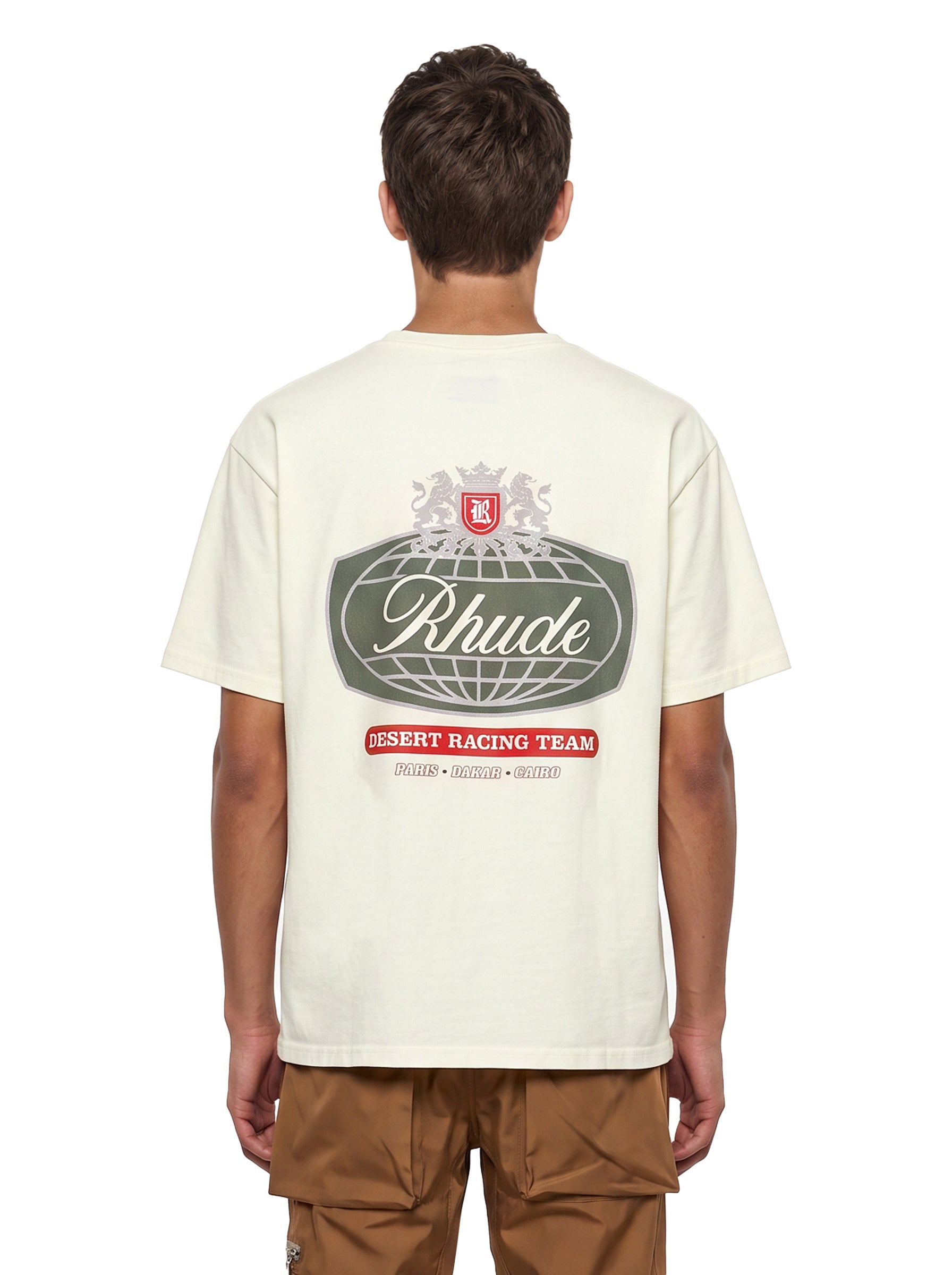 T-shirt Desert Crest in bianco 