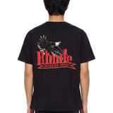 T-shirt a maniche corte con stampa American Spirit in nero 