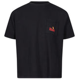 T-shirt a maniche corte con stampa American Spirit in nero 