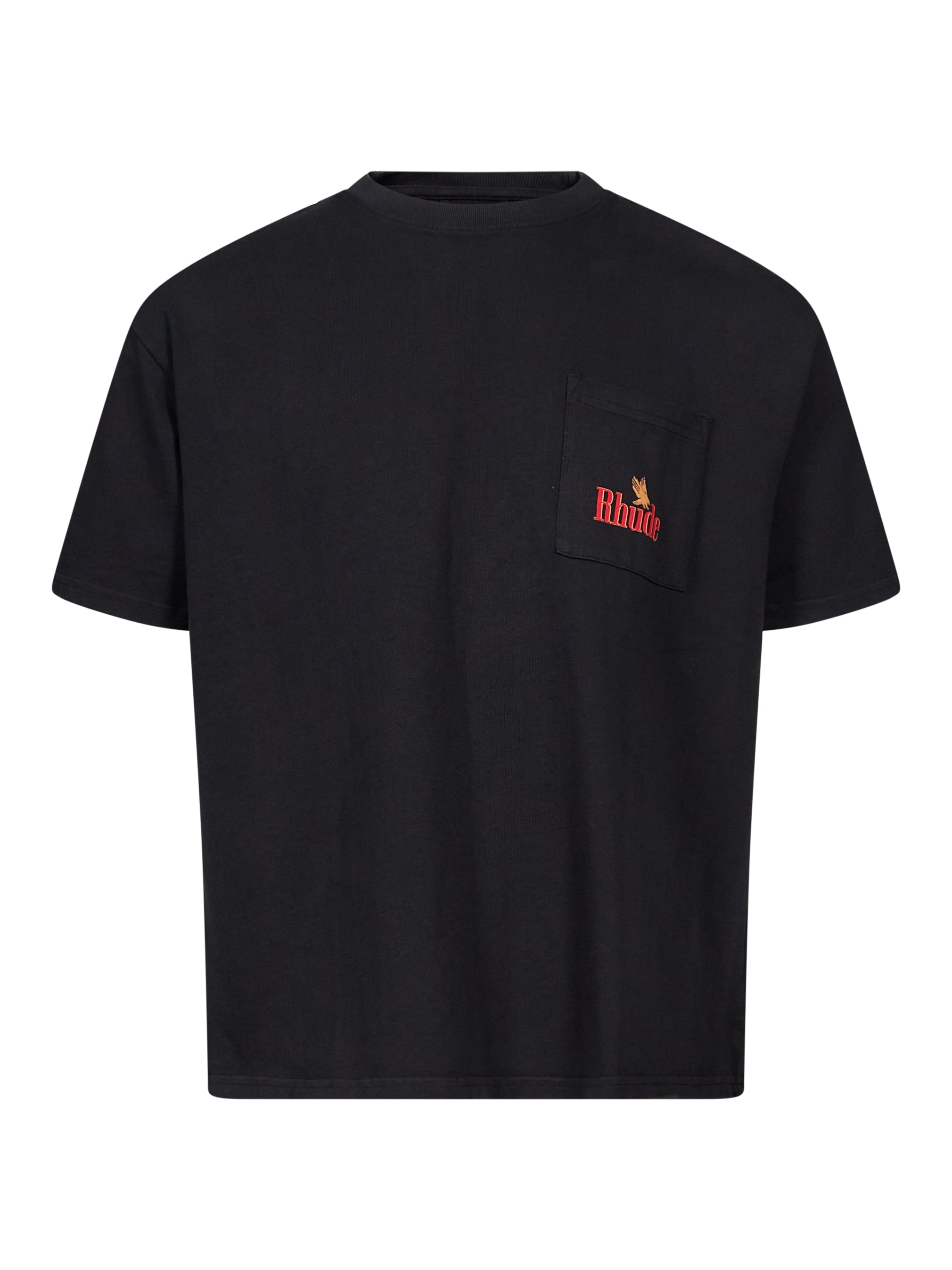 T-shirt a maniche corte con stampa American Spirit in nero 