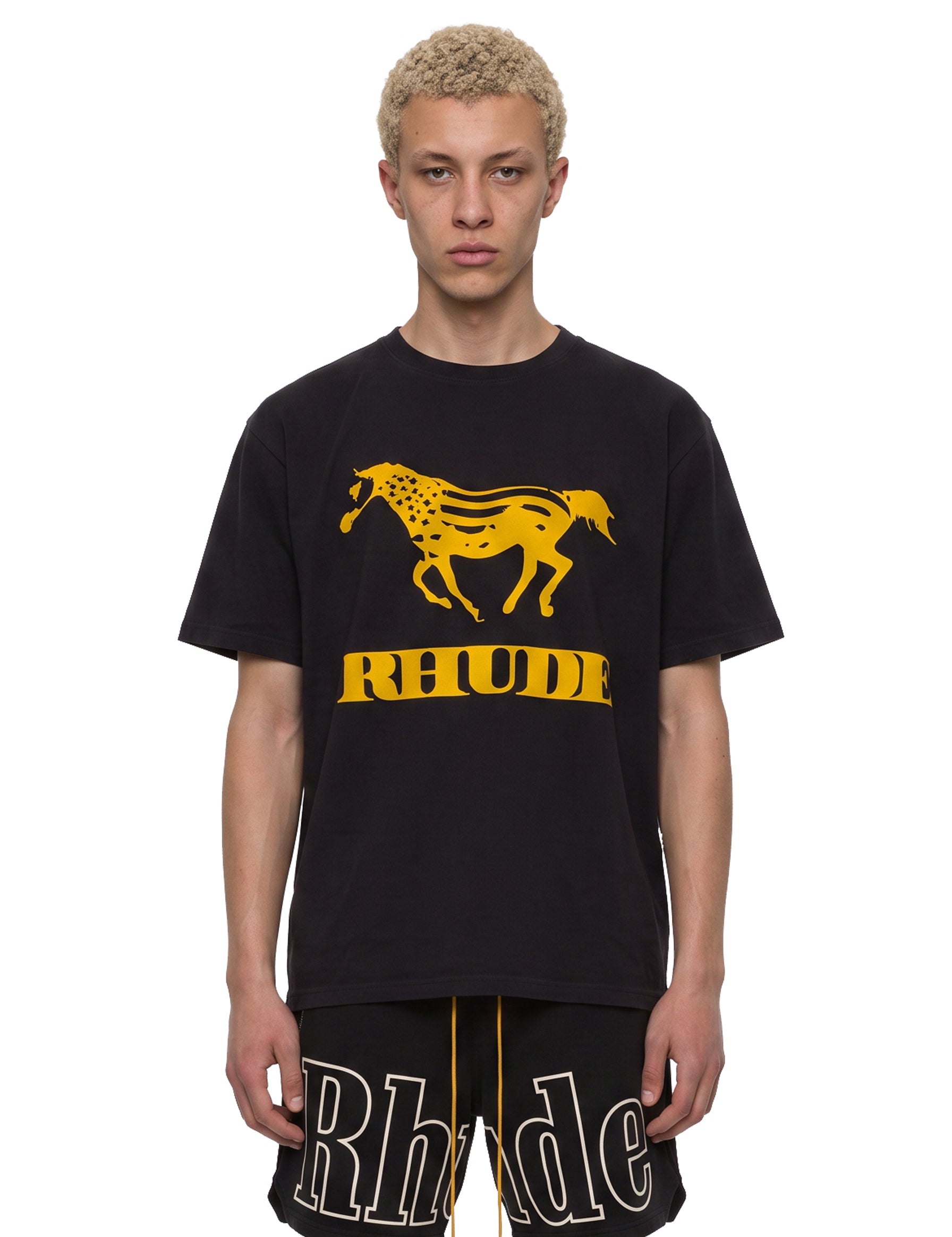 T-shirt con stampa Dinero in nero 