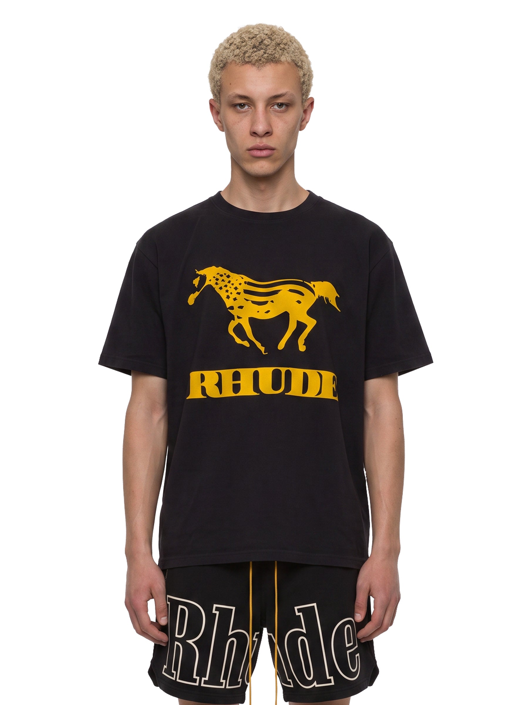 T-shirt con stampa Dinero in nero 