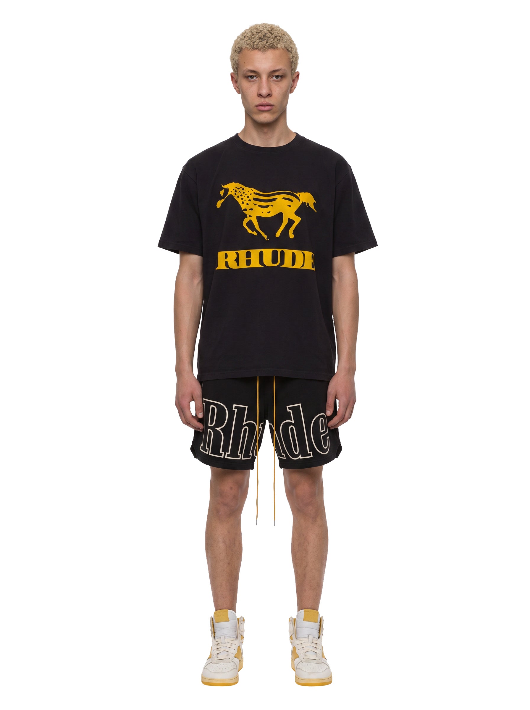 T-shirt con stampa Dinero in nero 