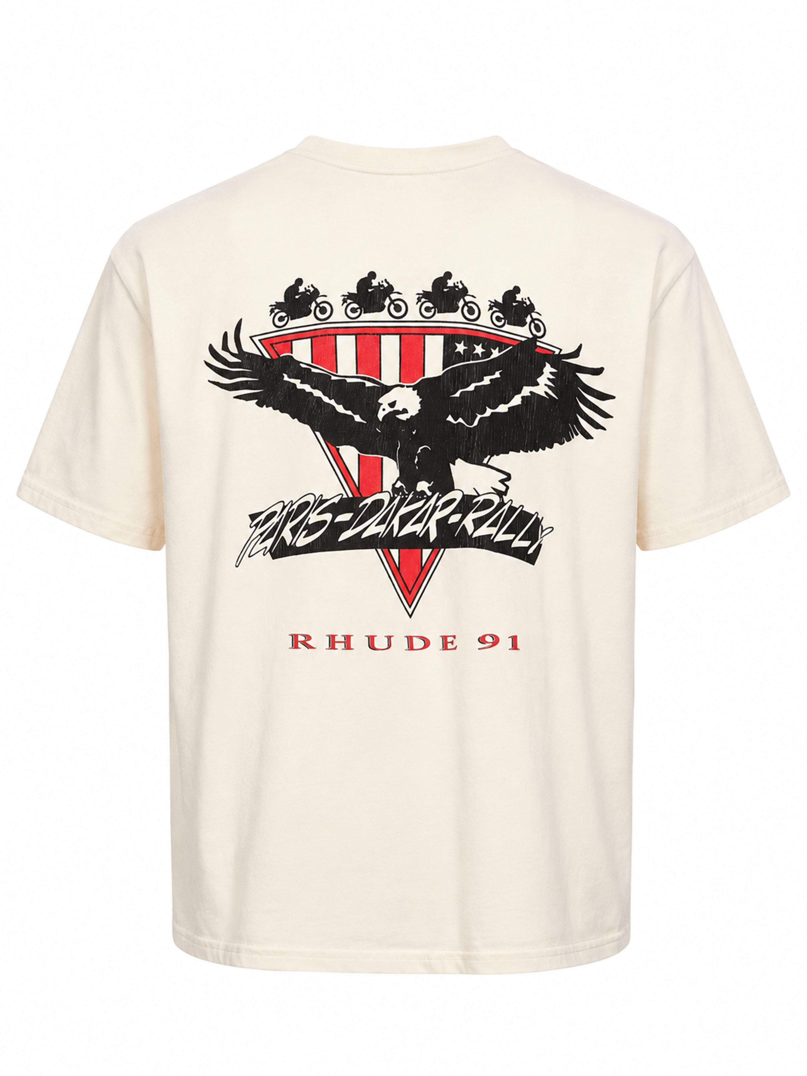 T-shirt Stage Racing in bianco 
