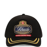 Cappello da baseball con logo safari in nero 
