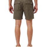 Shorts sportivi con logo in verde 