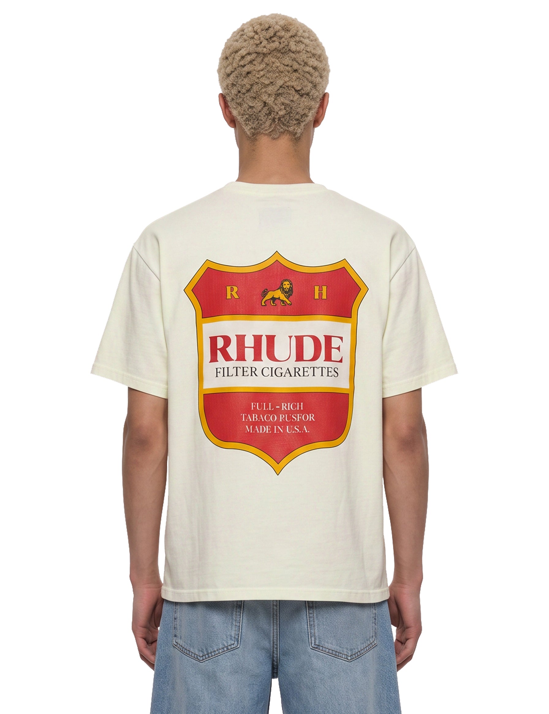 T-shirt con stampa Filtaro in beige 