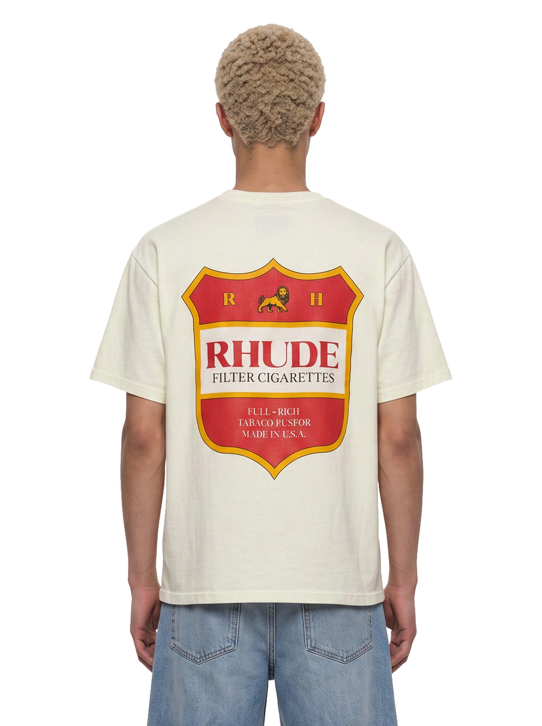 T-shirt con stampa Filtaro in beige 