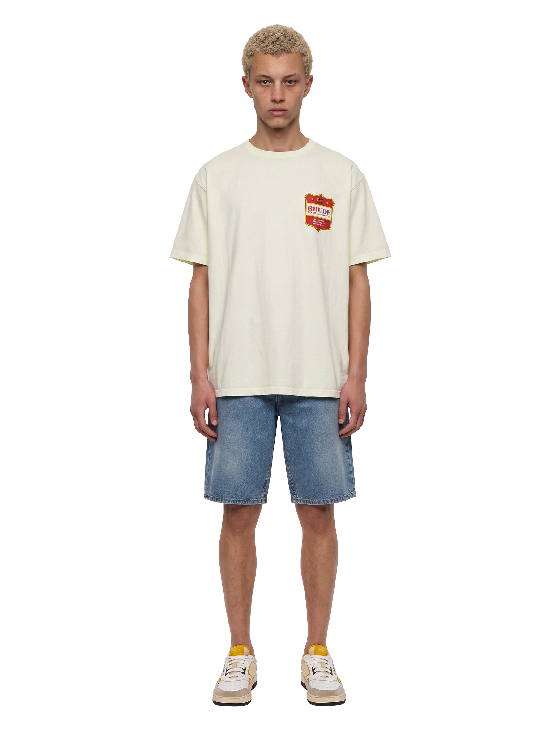 T-shirt con stampa Filtaro in beige 