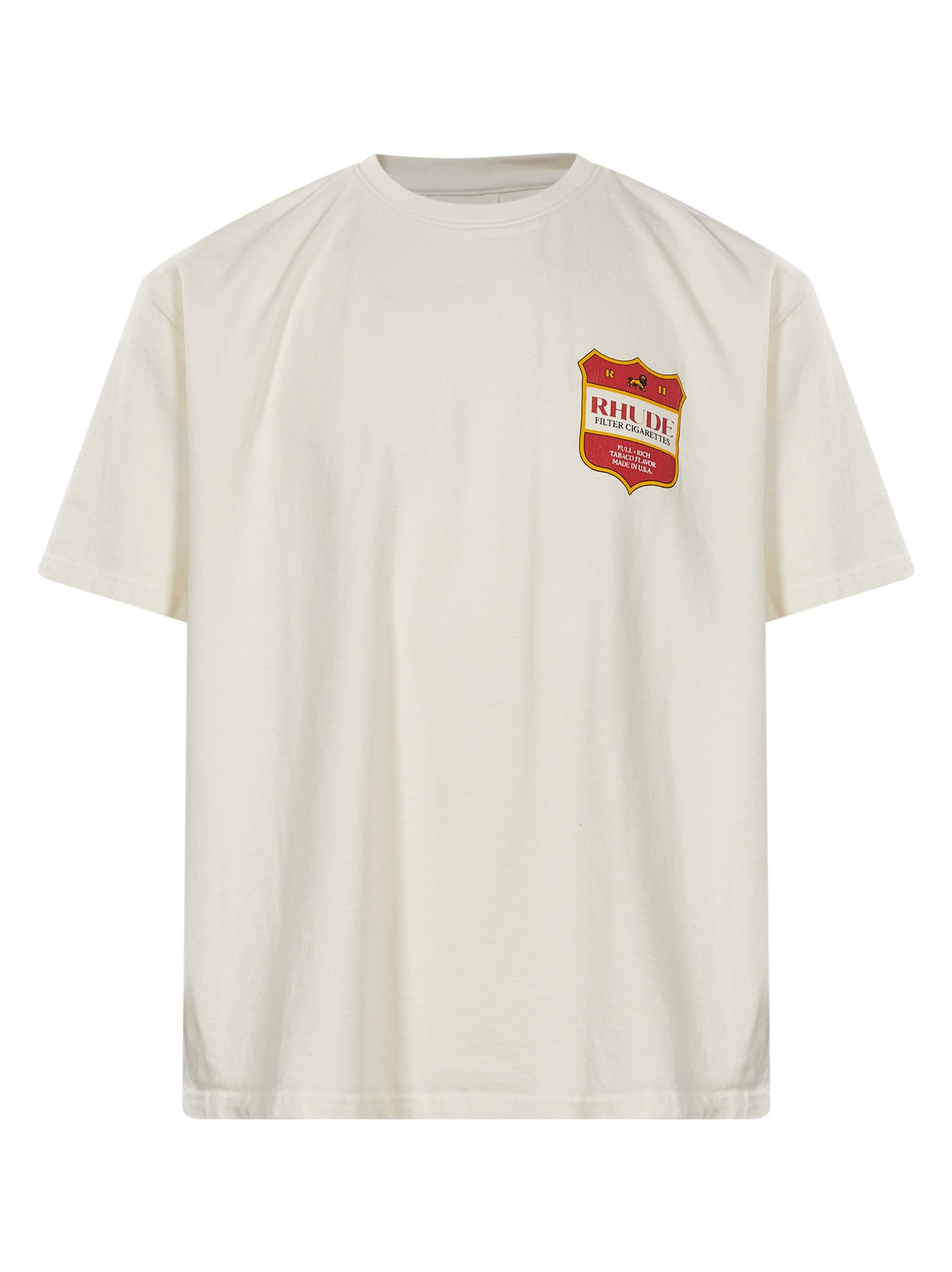 T-shirt con stampa Filtaro in beige 