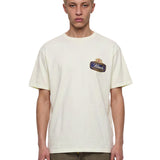T-shirt con stampa Safari in bianco 