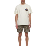 T-shirt con stampa Safari in bianco 