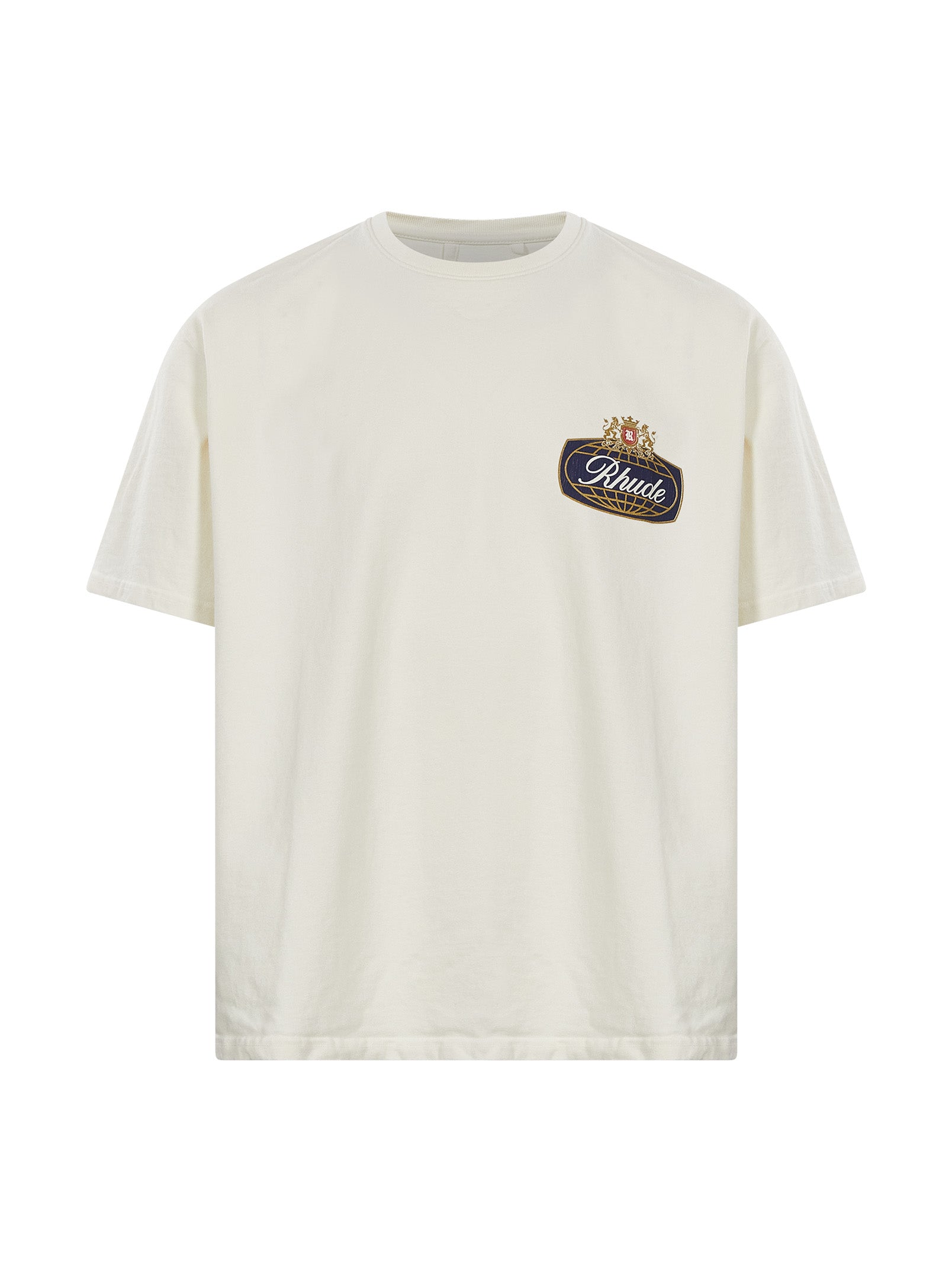 T-shirt con stampa Safari in bianco 