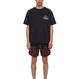 T-shirt con stampa Safari in nero 