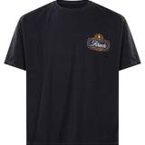 T-shirt con stampa Safari in nero 