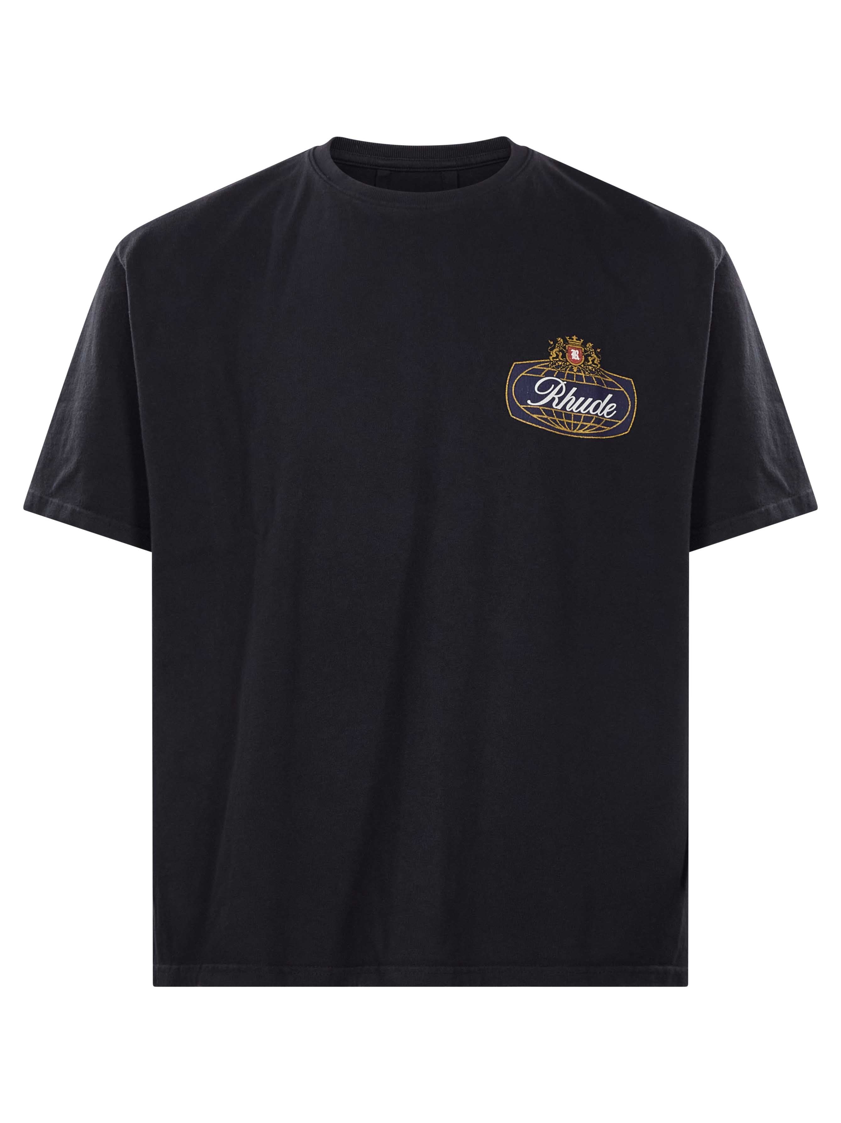 T-shirt con stampa Safari in nero 