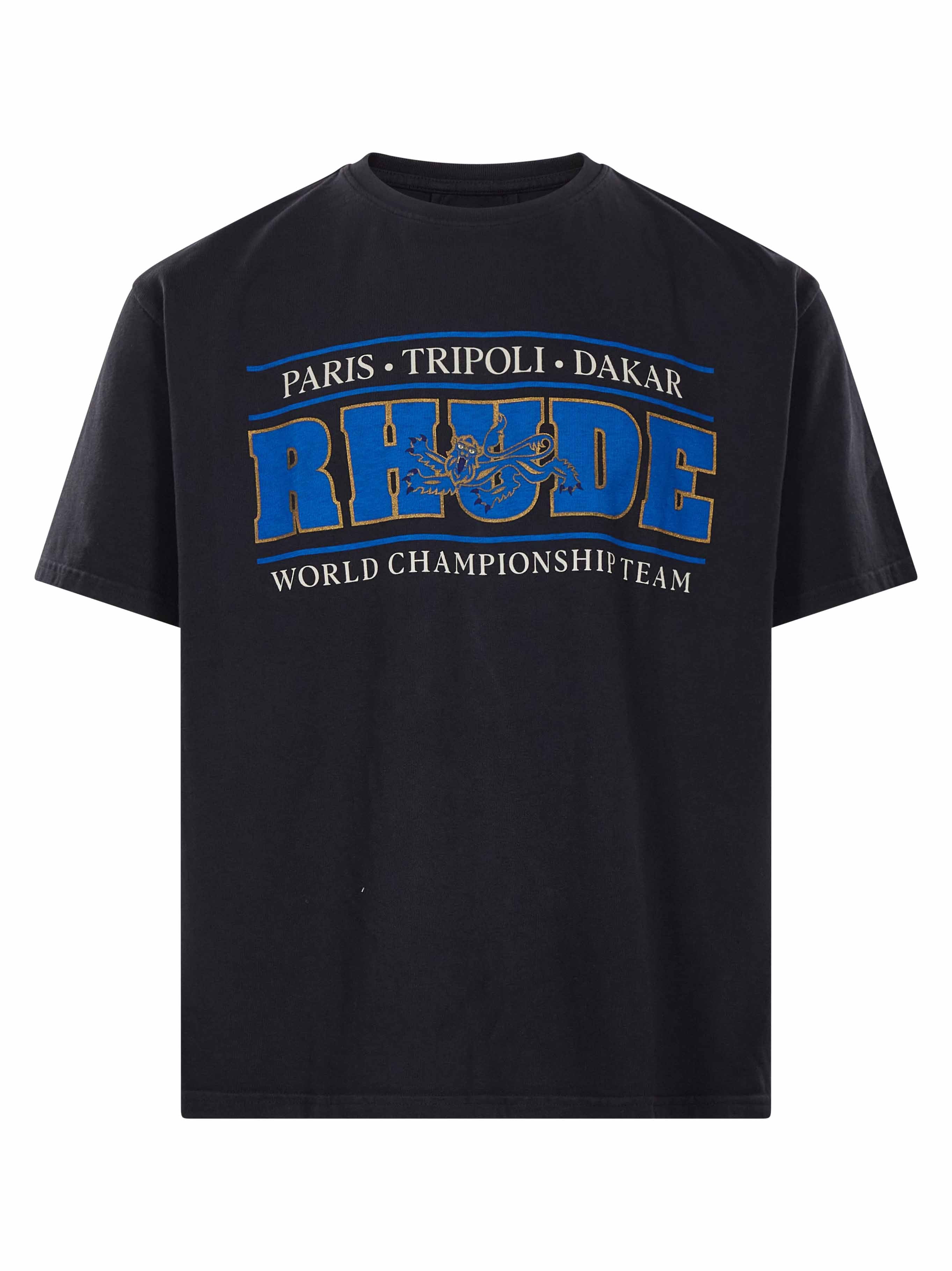 T-shirt con stampa Chrono in nero 