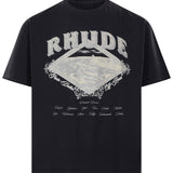 T-shirt con stampa Dakar in nero 