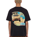 T-shirt con stampa Tripoli Rally in nero 
