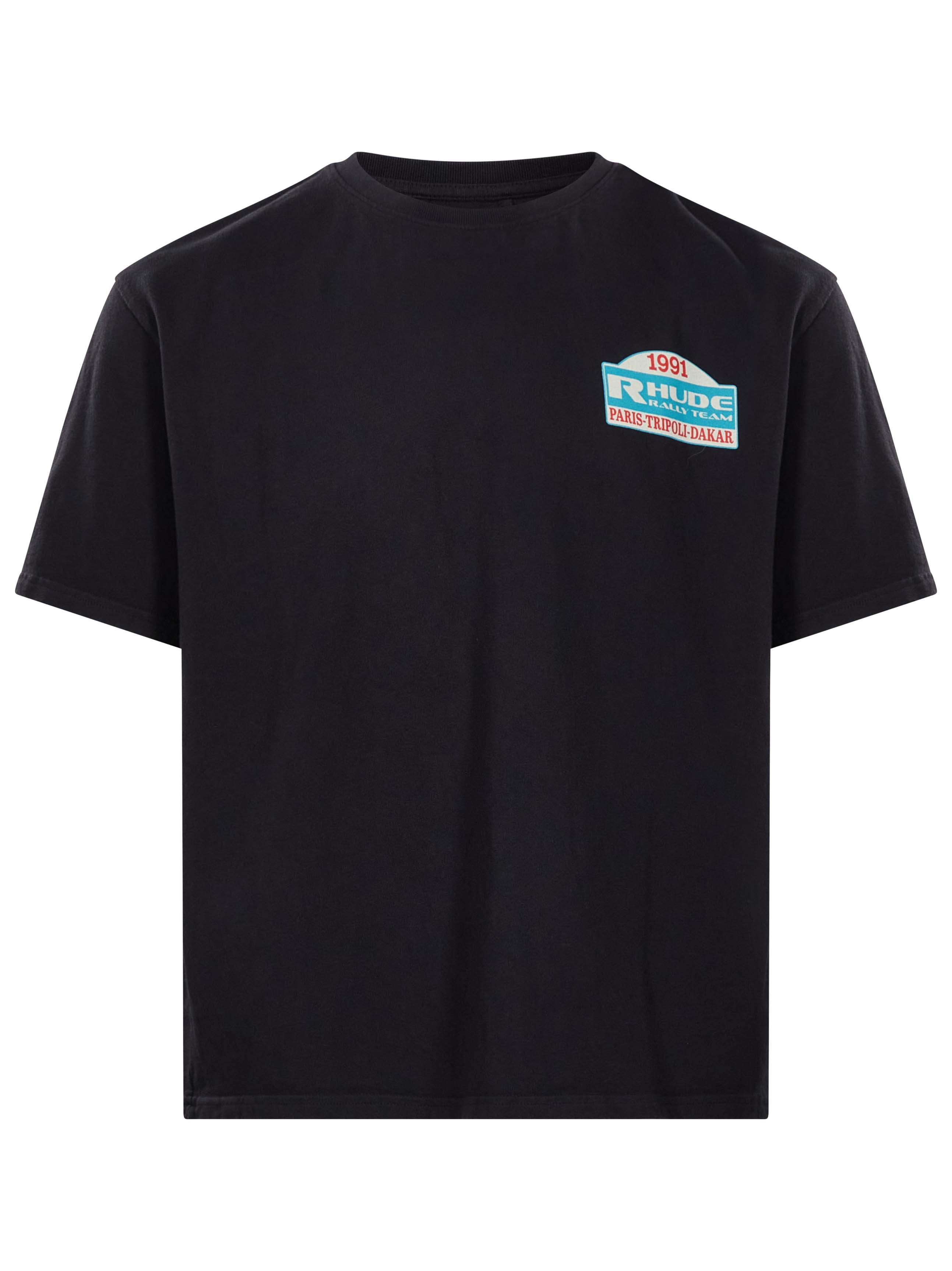 T-shirt con stampa Tripoli Rally in nero 