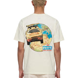 T-shirt con stampa Tripoli Rally in bianco 