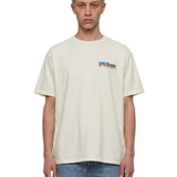 T-shirt con stampa clermont-ferrand in bianco 