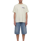 T-shirt con stampa clermont-ferrand in bianco 